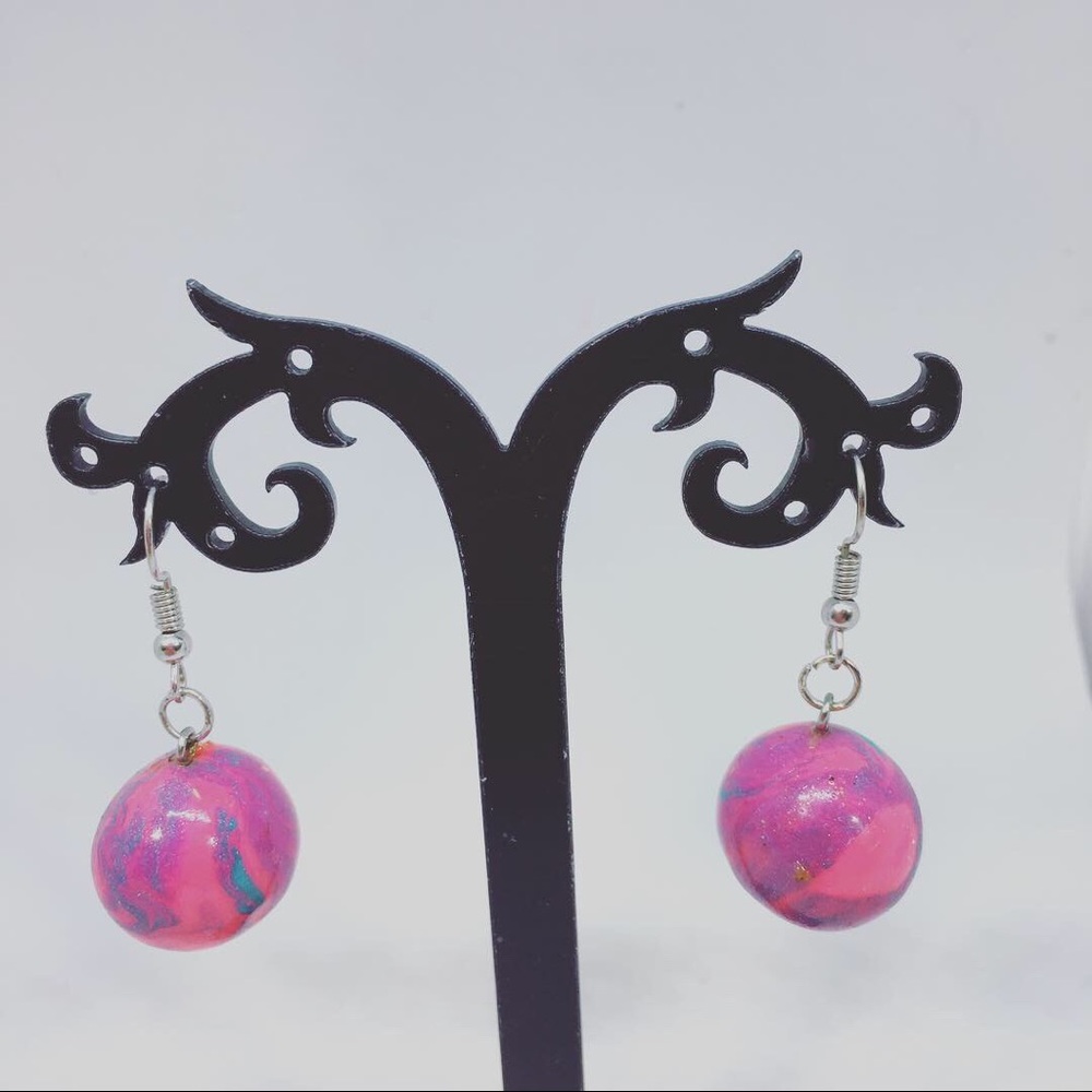 Unique Handmade Polymer Clay Earrings